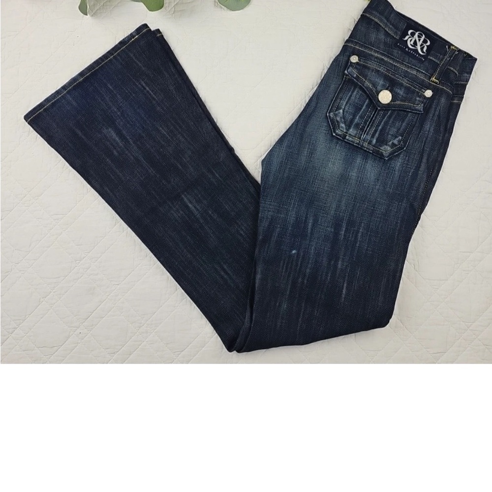 Rock & Republic Dark Indigo Flare Jeans Women